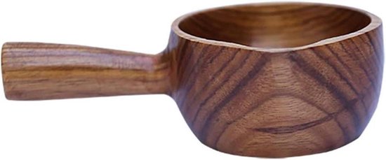 Houten Lepel - Water Dipper - Thee Serveren - Uniek Design - 14 cm - Houtkleur