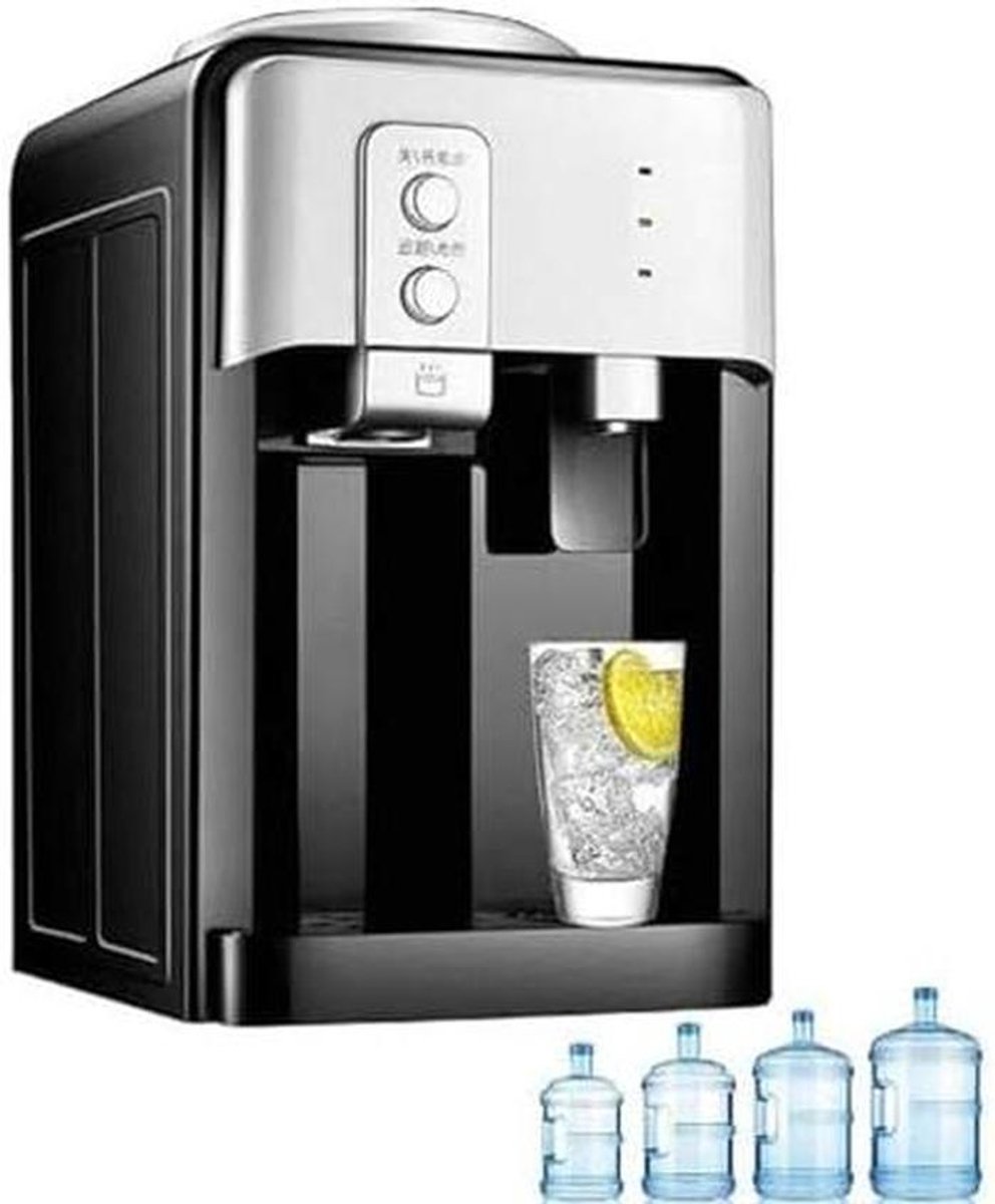 Water Dispenser - Drankkoeler - Dranken Koelen - Geïntegreerde IJs Maker - Compact Ontwerp - Zilver