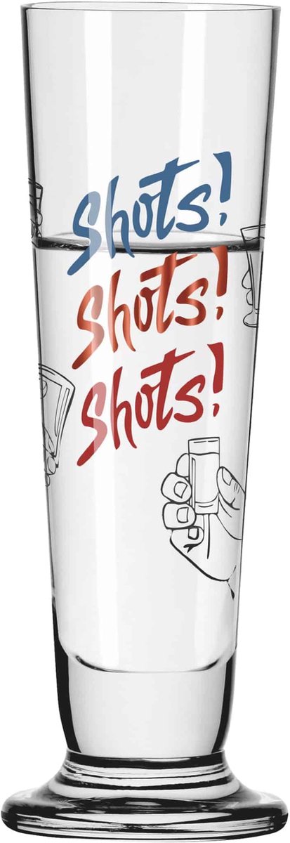 Ritzenhoff Shotglas - Shots, Shots Shots! - Kristalglas - 52 ml - Shotglaasjes - Borrelglas voor Likeur & Shots