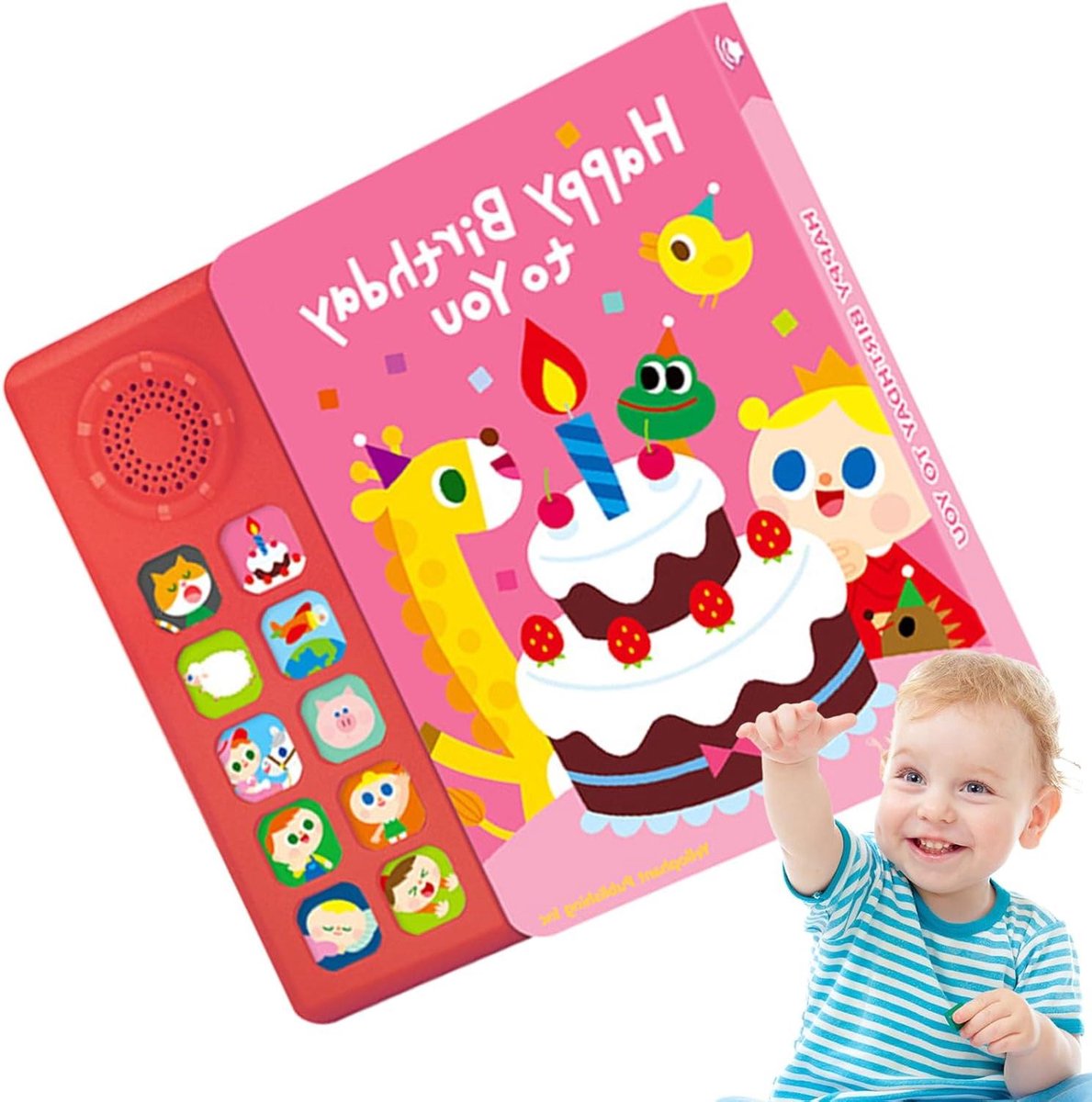 Interactief Muziekboek - Zingend Leerboek - Engels Leren - 10 Geluidsverhalen - 225 x 202 cm - Meerdere Kleuren