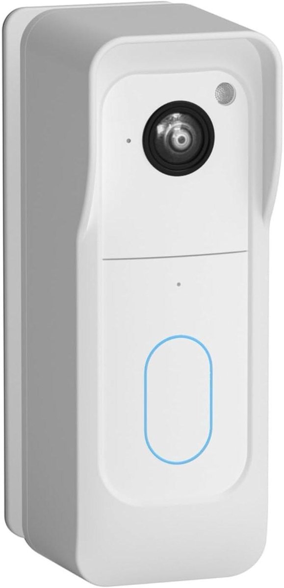 Deurbel Beugel - Wandhouder - Veilige Camera - 45 Graden Verstelbaar - Compact Ontwerp - Wit