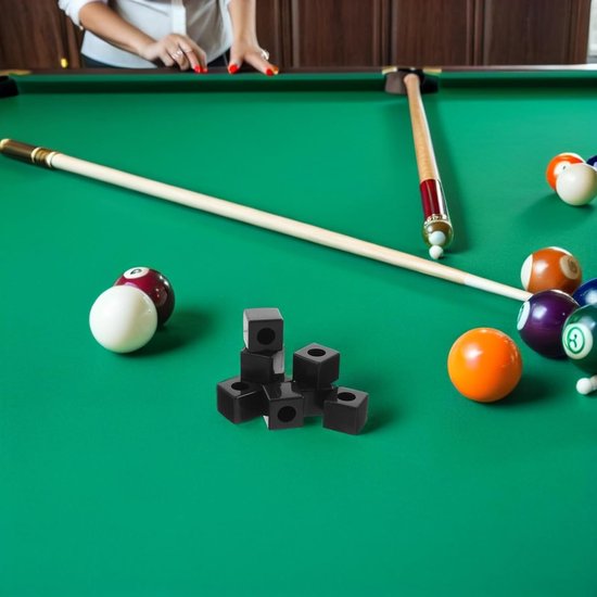 Krijthouders Biljart - Snooker Accessoires - Spel Onderhoud - Effectieve Bescherming - 20 Stuks - Zwart — afbeelding 2