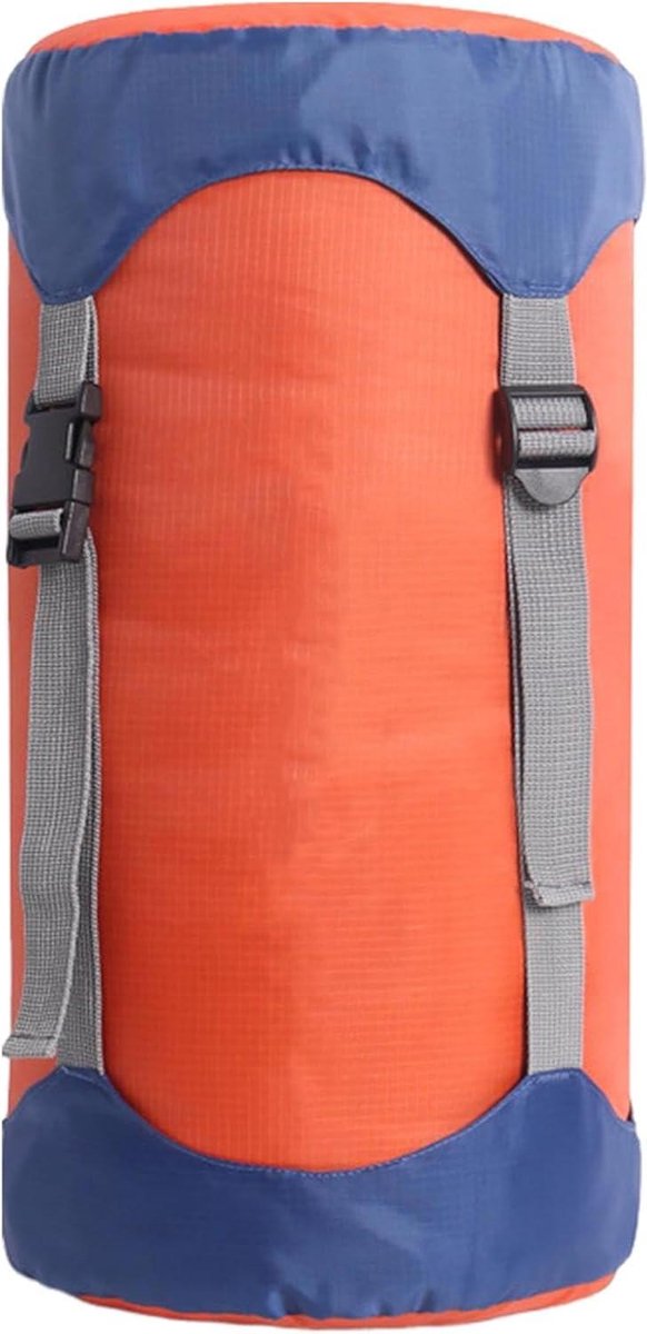 Compressiezak Slaapzak - Opbergzak Pakzak - Ruimte Besparen - Waterdicht Nylon - 35 Liter - Oranje