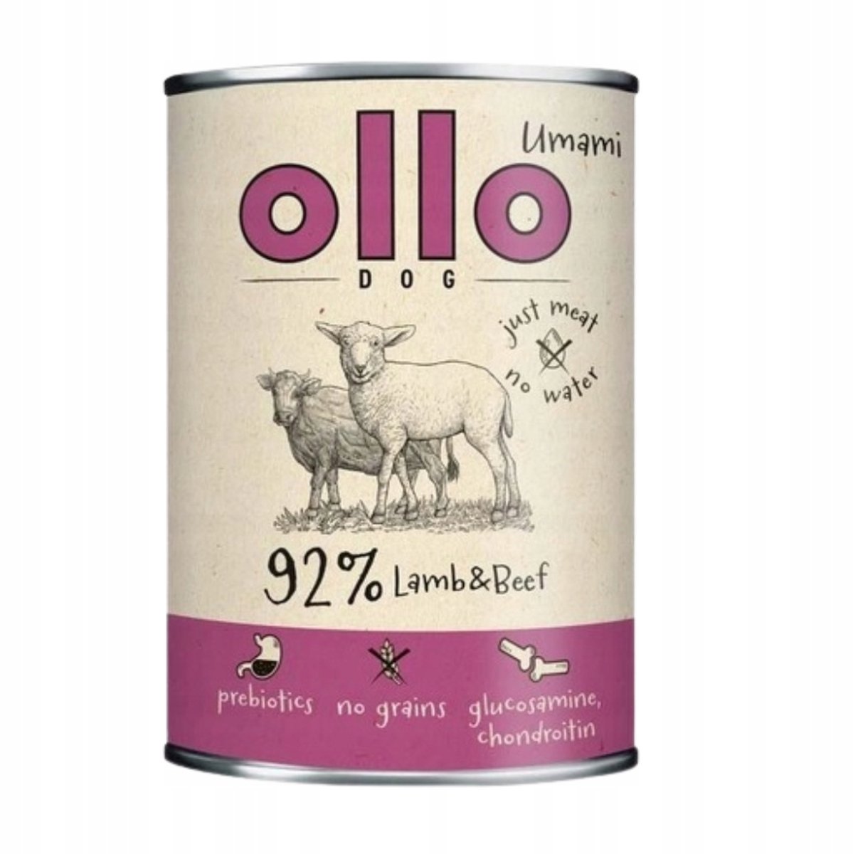 ollo Ollo Umami - Hondenvoer - Jagniecina en Wołowina - Hipoallergeen