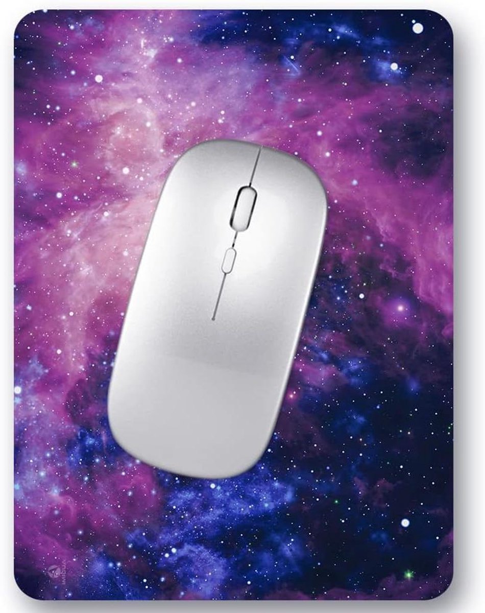 Muismat Klein - Laptop Mat - Precisie Muis Gebruik - Glad Stofoppervlak - 20 x 15 cm - Paars