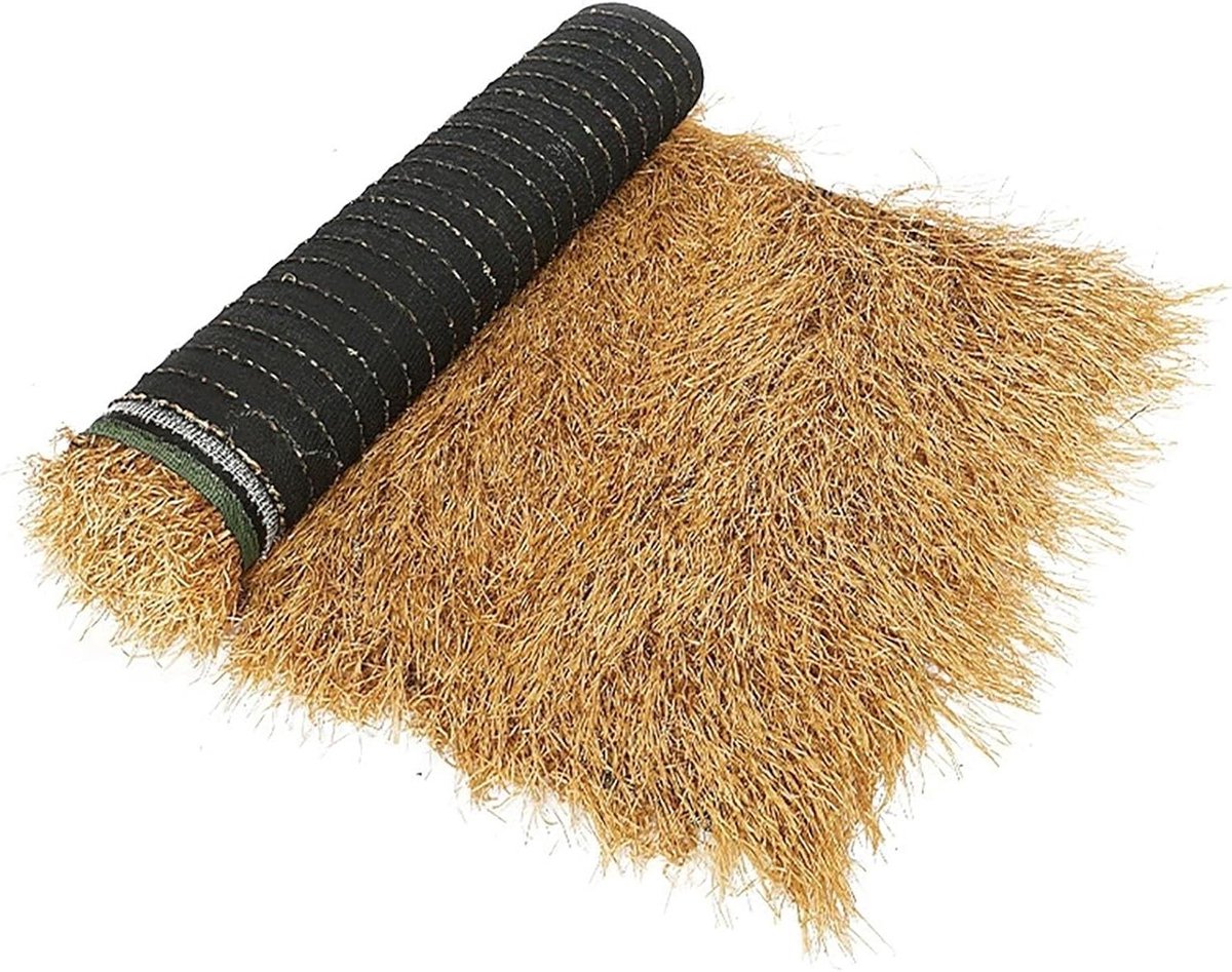Kunstmatig Strodak - Synthetisch Riet - Tropische Decoratie - Waterdicht PE Materiaal - 0.5 x 20 m - Geel