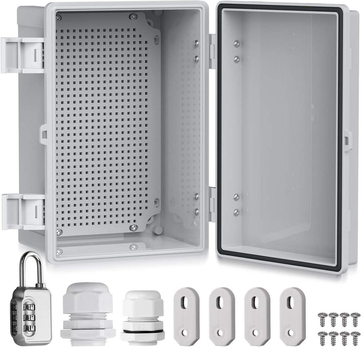 Waterproof verdeelkast - Junction box buiten - Elektrische aansluitingen beschermen - IP67 certificering - 30 x 20 x 16 cm