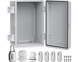 Waterproof verdeelkast - Junction box buiten - Elektrische aansluitingen beschermen - IP67 certificering - 30 x 20 x 16 cm