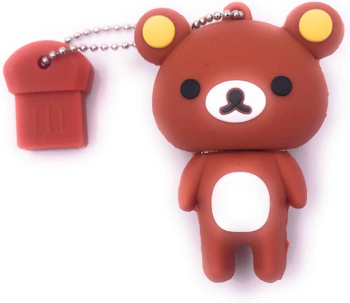 Teddybeer USB-stick - Dieren flash drive - Bestanden opslaan - Uniek design - 16 GB - Geel