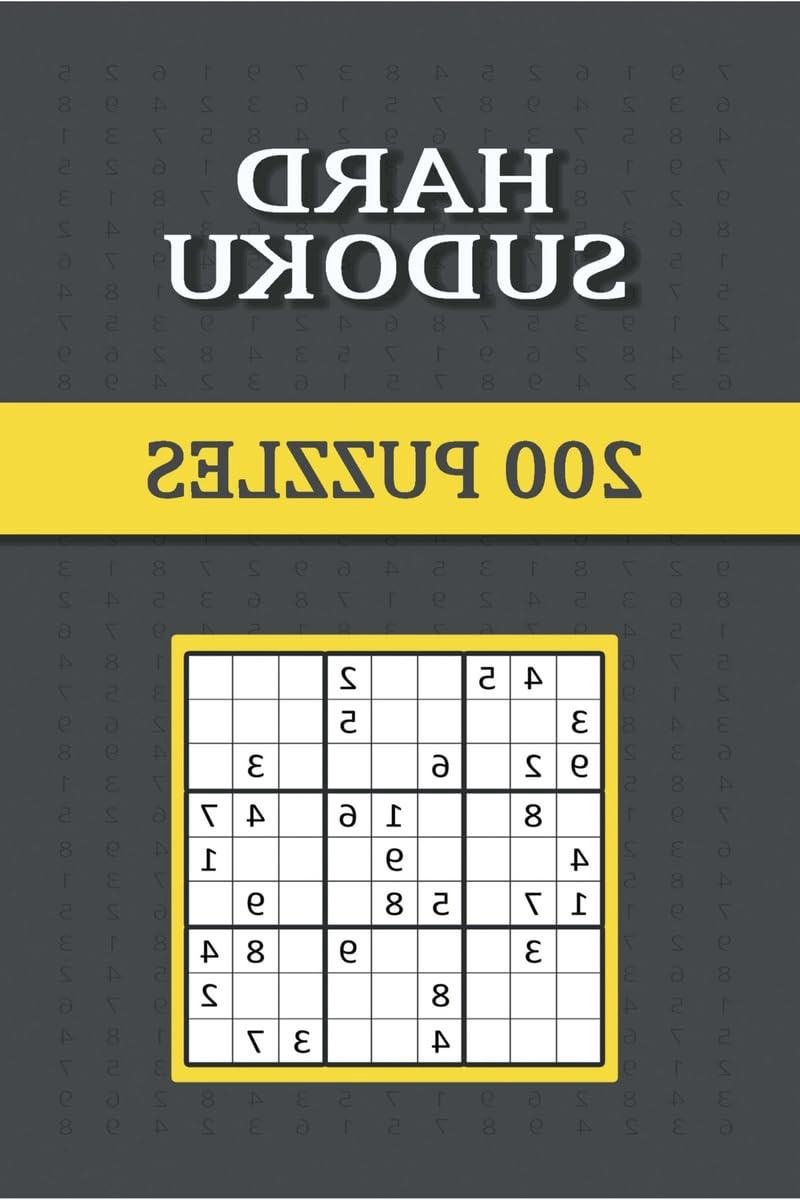 Hard Sudoku Puzzelboek - Hersenkrakers Puzzels - Hersenen Trainen - Eén Puzzel Per Pagina - 220 Pagina's - Zwart-Wit