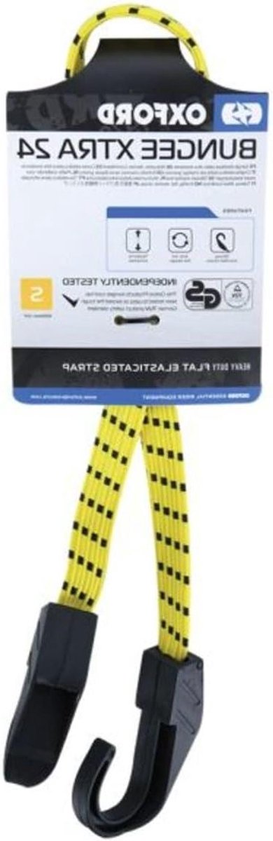 Elastische Band - Spanband Bevestiging - Spullen Vastzetten - XTRA Sterk Materiaal - 600 x 15 cm - Zwart