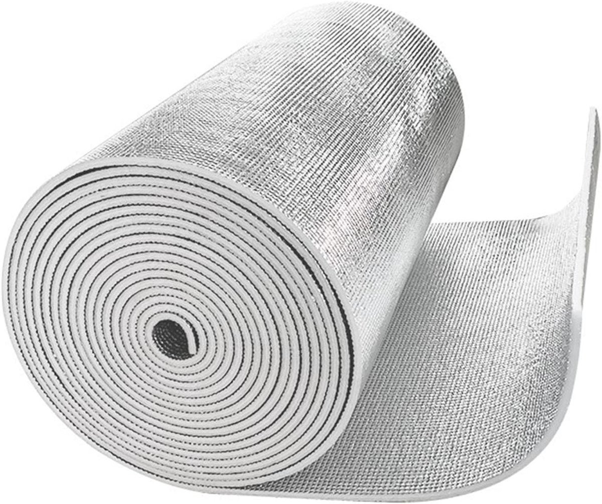 Thermische Isolatie Folie - Isolatiefolie Bubbel Aluminium - Energie Besparen - Dubbellaags Aluminium - 3m² - Zilver