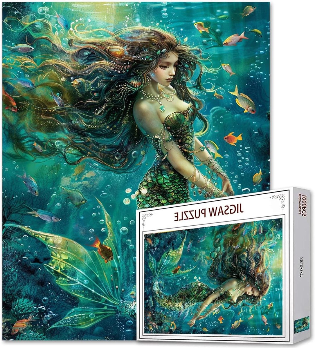 Legpuzzels 1000 Stukjes - Volwassen Puzzel Aquarium - Ontspannen Thuis - Perfect Passende Stukjes - 49.9x70.1 cm - Artwork-08