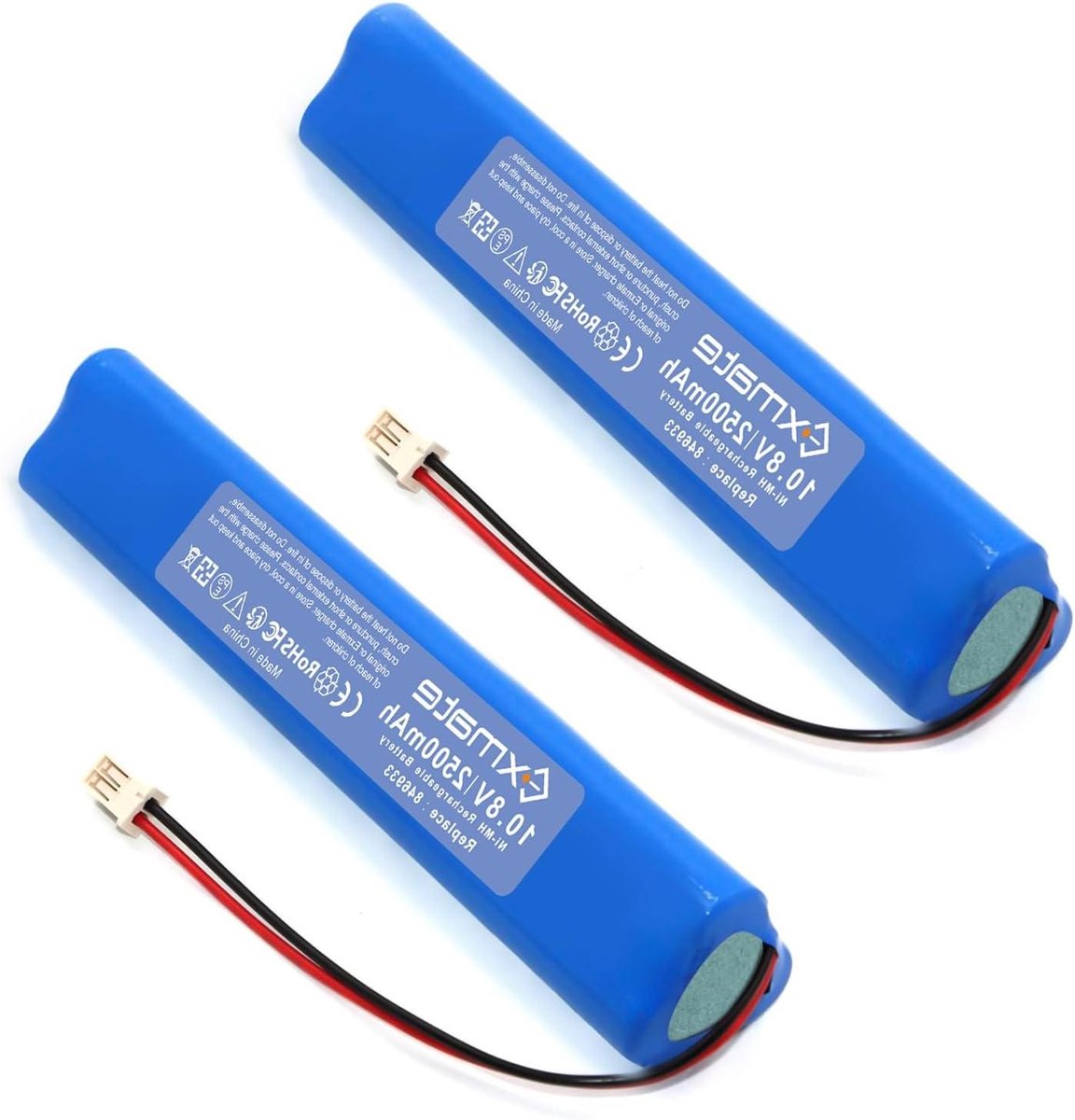 Reservebatterij Dakraam - Batterij Rolluik - Dakraam Automatiseren - Hoge Capaciteit 2500mAh - 149.5 x 26.5 x 26.5 mm - Zwart