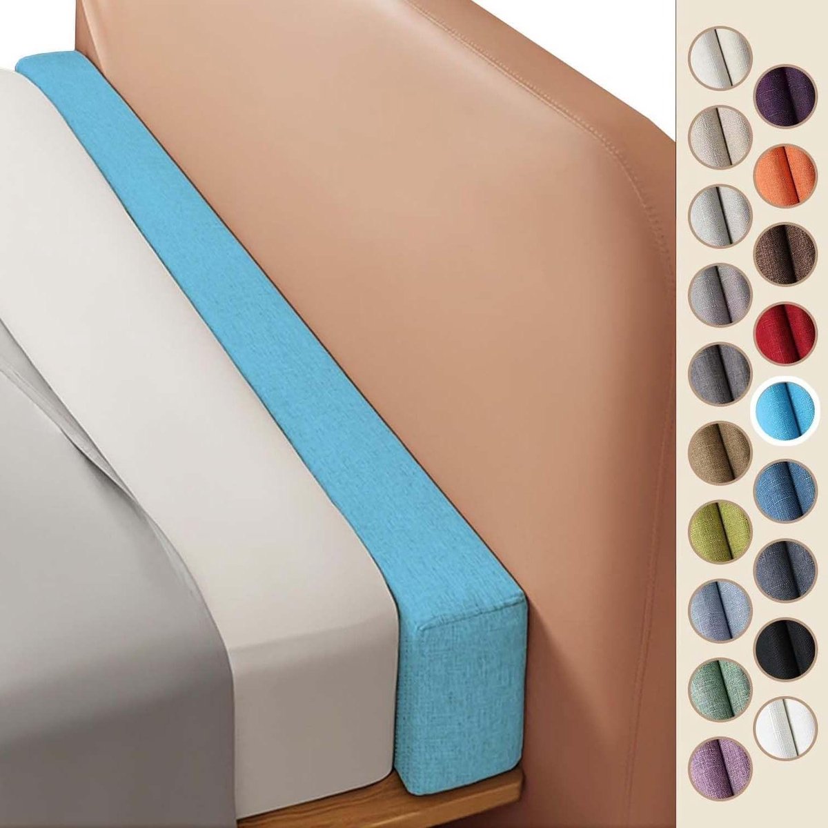 Bed Kier Vuller - Matras Opvuller - Bed Kieren Dichten - Linnen Ademend Materiaal - 200x15x25cm - Color 12