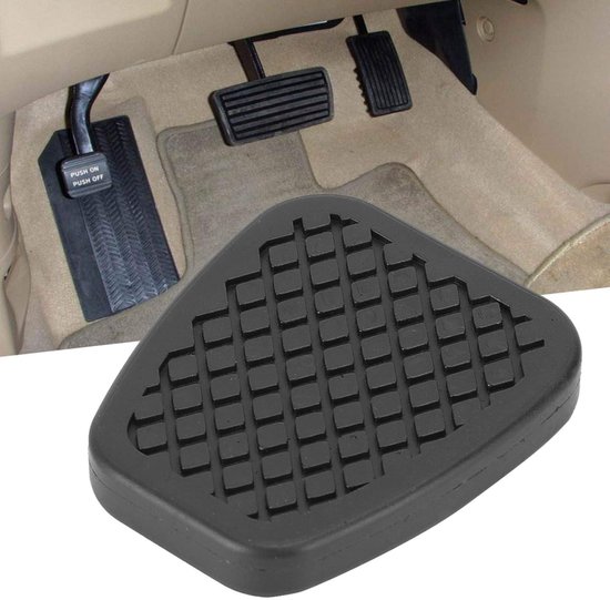 Koppelingspedaal Rubber - Rempedaalhoes Antislip - Rijcomfort Verbeteren - Ergonomisch Antislip Ontwerp - 6 x 5.2 cm - Zwart — afbeelding 3