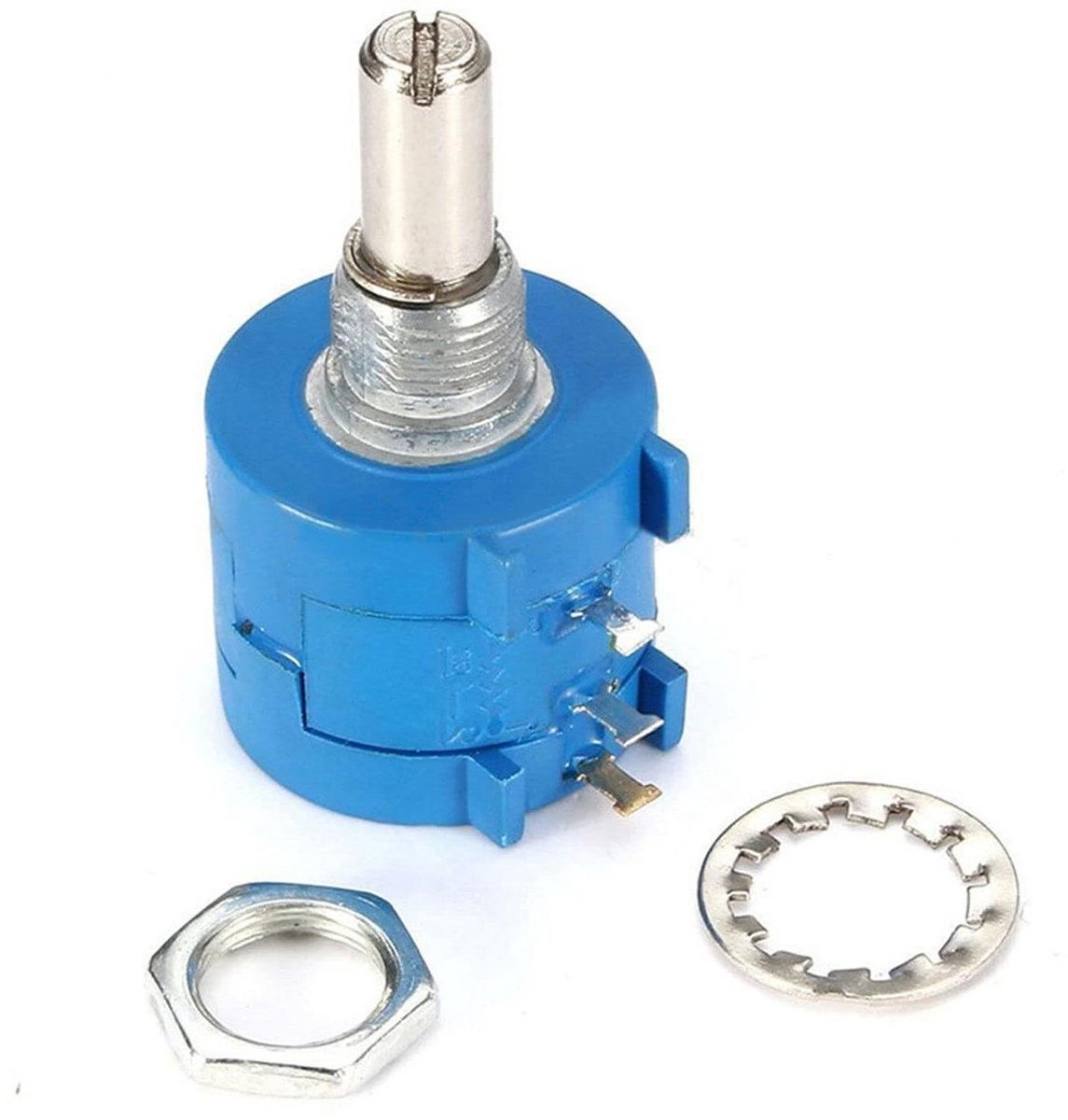 Precisie Potentiometer - Variabele Weerstand - Precisie Regeling - 10 Draai - 2 Watt - null