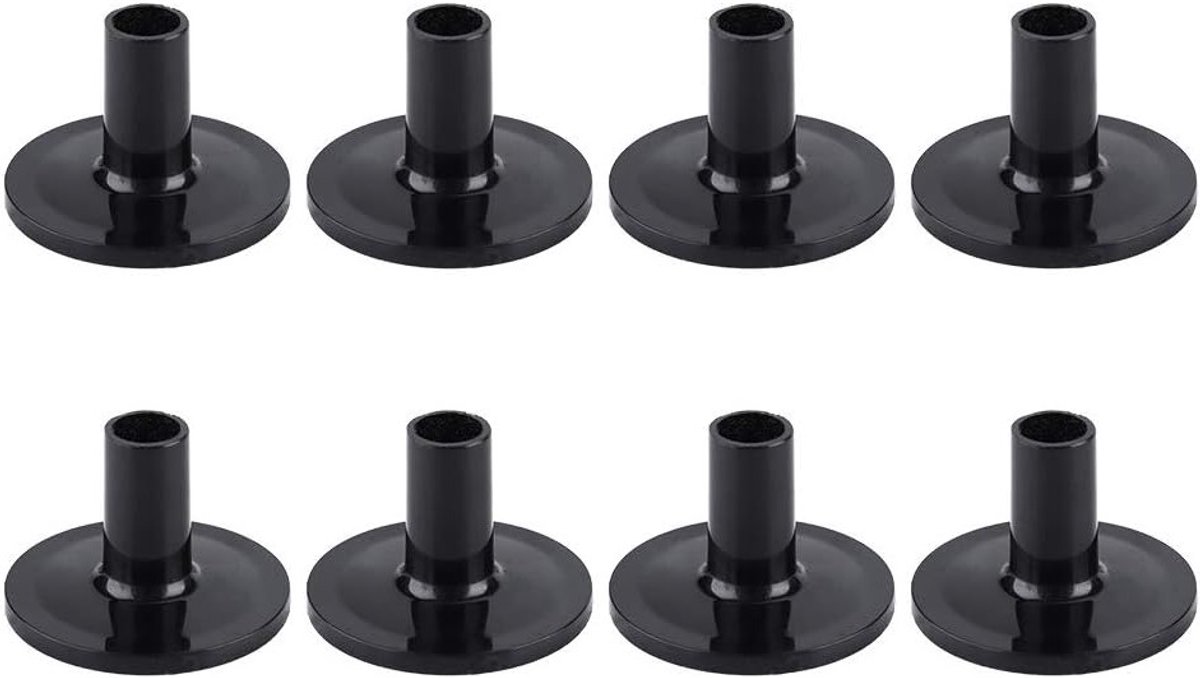 Cymbal Sleeves Zwart - 8 Stuks Plastic Beschermhoezen voor Becken - Muziekinstrument Accessoire, Geluidskwaliteit, Beckenonderdelen