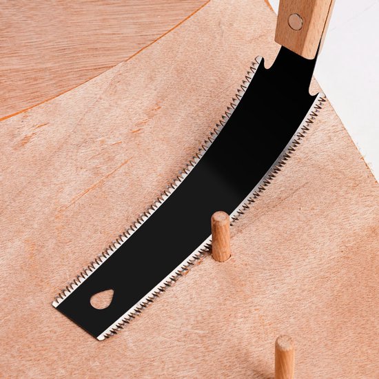 Kleine handzaag - Precisiezaag 150 mm, dubbele tanden, snelle spaanafvoer — afbeelding 3