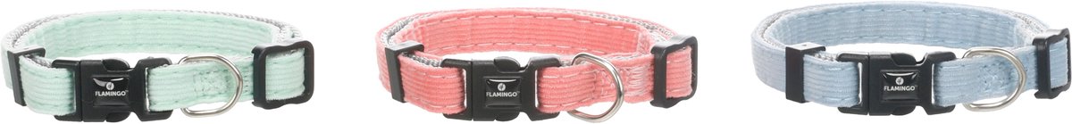 Flamingo - Hond Halsband Puppy Elfi Meerdere kleuren XS 20-35cm 10mm