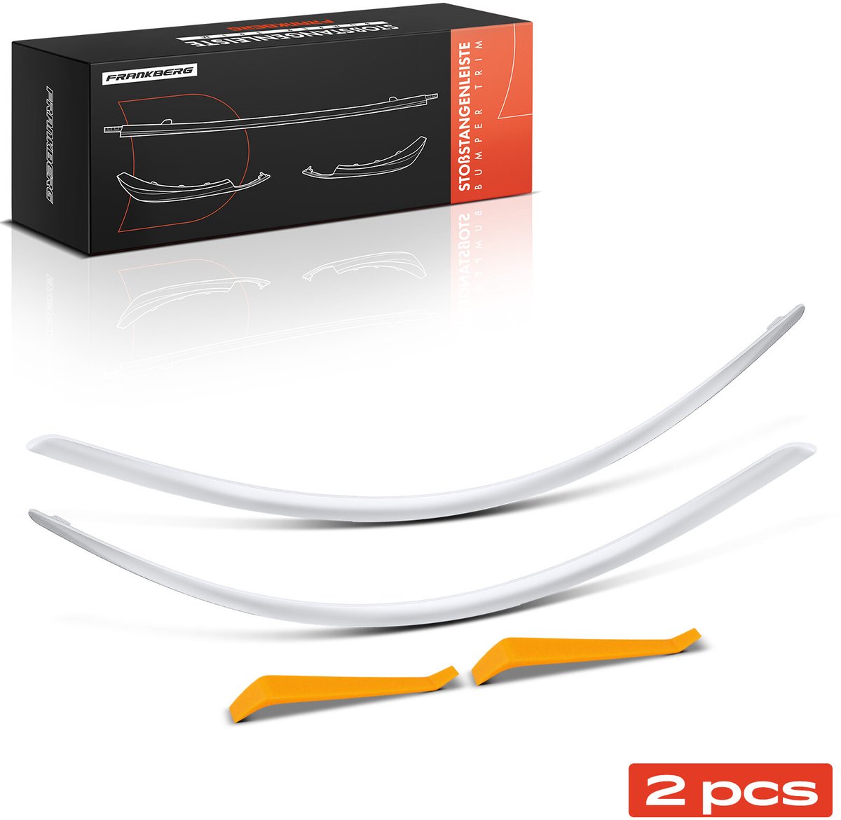 Frankberg 2x Sierstrip Bumper Achter voor Mercedes-Benz W245