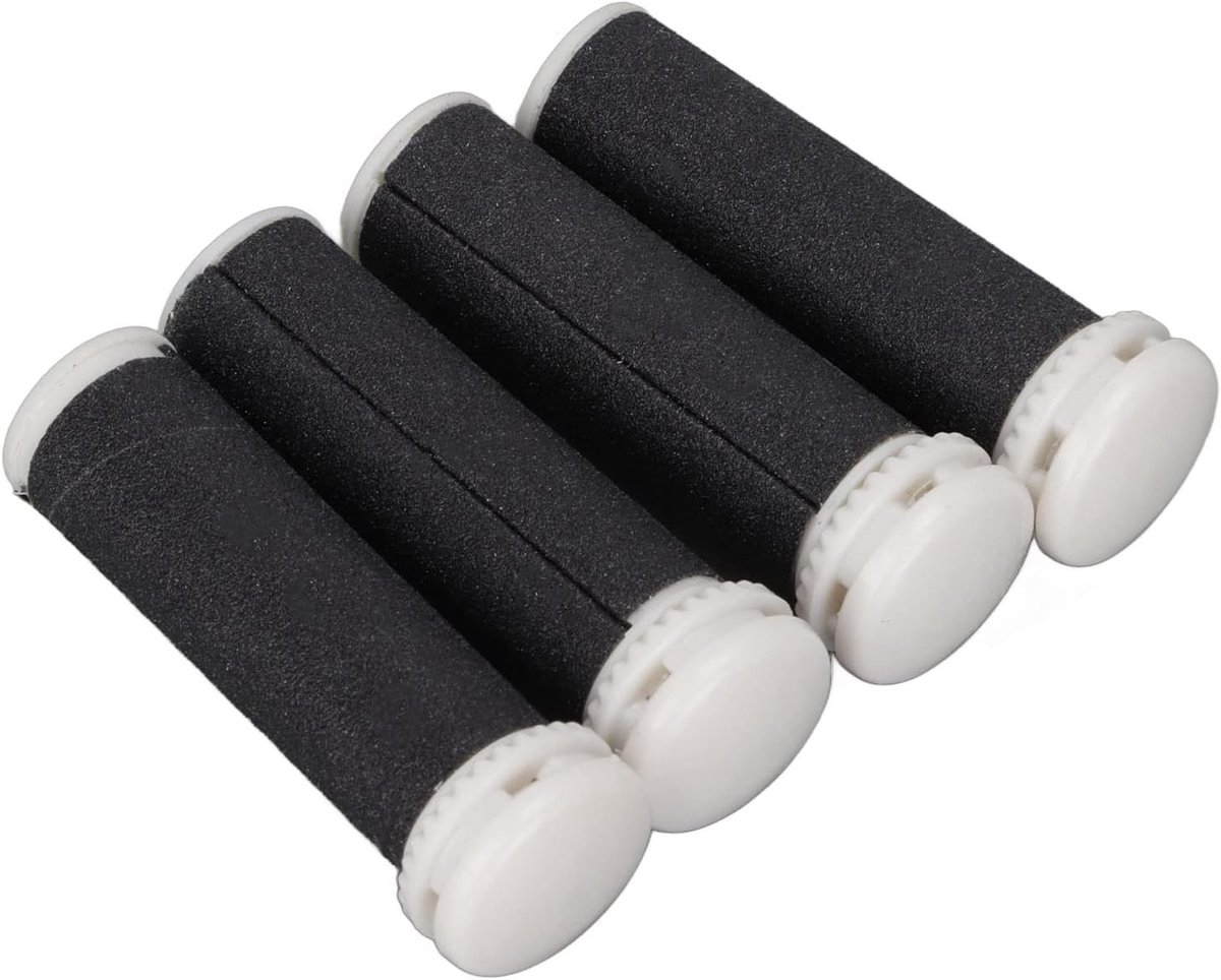 Set van 4 Vervangende Rollen voor Elektrische Voetvijl, Eeltverwijderaar en Voetverzorging Accessoires voor Professionele Pedicure Apparaten