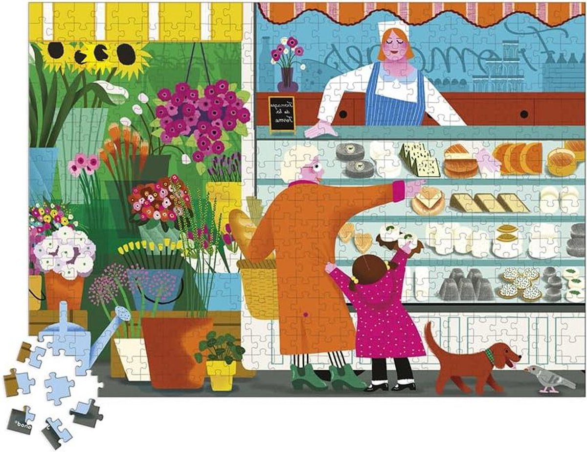 Puzzel 500 stukjes - Volwassenen tieners - Geduld ontwikkelen - FSC gecertificeerd - 48 x 34 cm - Multicoloured