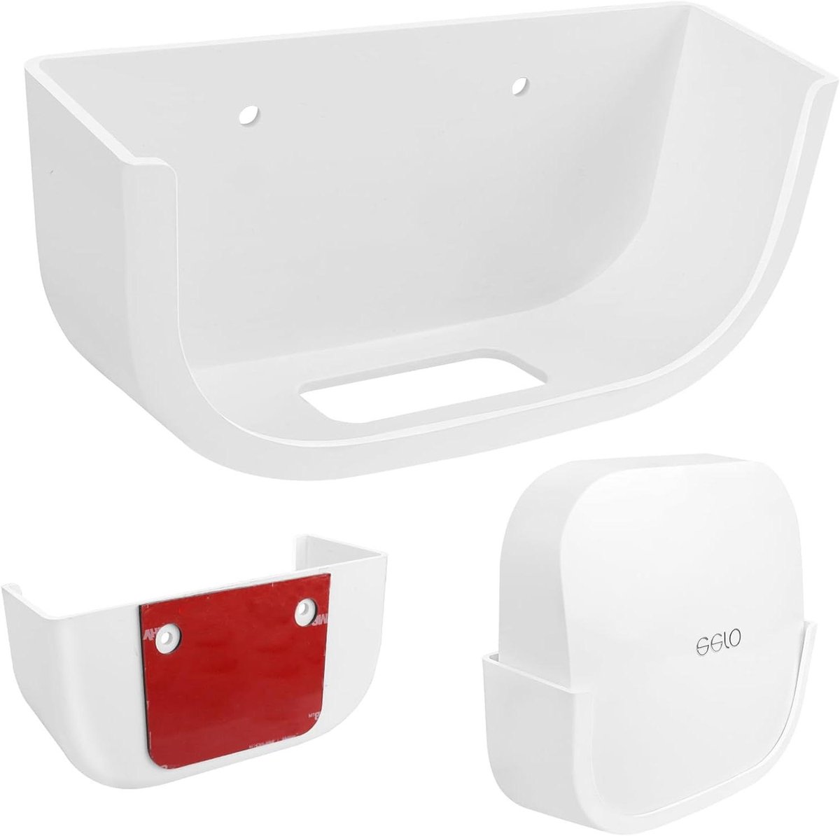 Router Wandhouder - Wifi Beugel - Router Stabiliseren - 3M VHB Tape Bevestiging - 1 Pack - Wit