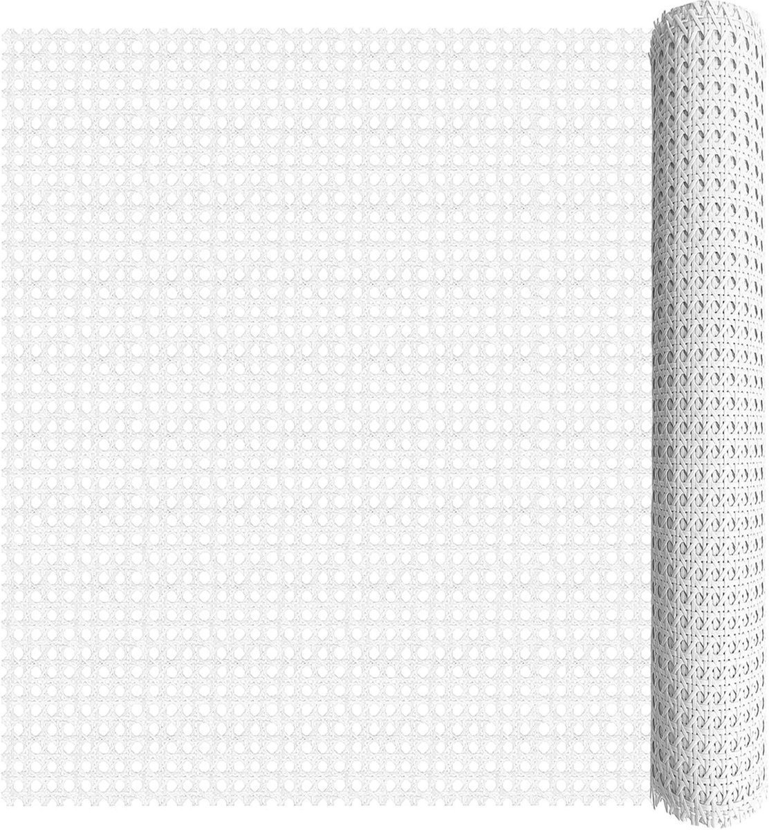 Rotan Rol - Rietweefsel Plaat - Meubels Repareren - Waterdicht Slijtvast - 60 cm x 300 cm - Wit