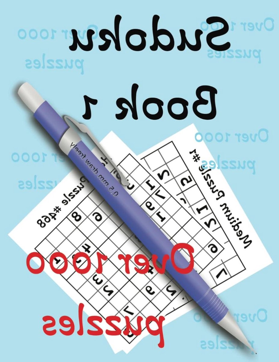 Sudoku Boek - Puzzelboek Hersenkrakers - Mentale Uitdaging - Meer dan 1000 Puzzels - 21.59 x 27.94 cm - Niet gespecificeerd