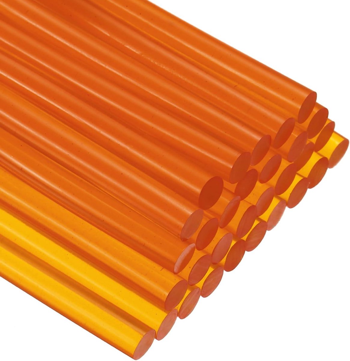 Lijmpistool Stiften - Smeltlijm Stiften - Hobby Projecten - Sterke Hechting - 30 stuks 7 mm x 100 mm - Oranje