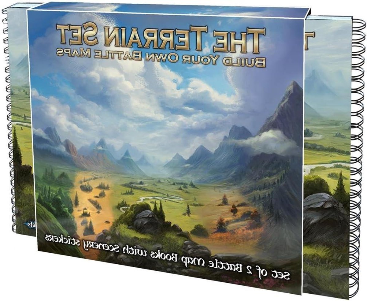 Battle Map Kit - Tafelspel Accessoire - Eigen Scènes Bouwen - Modulaire Kaartboeken - Large - Multicolor