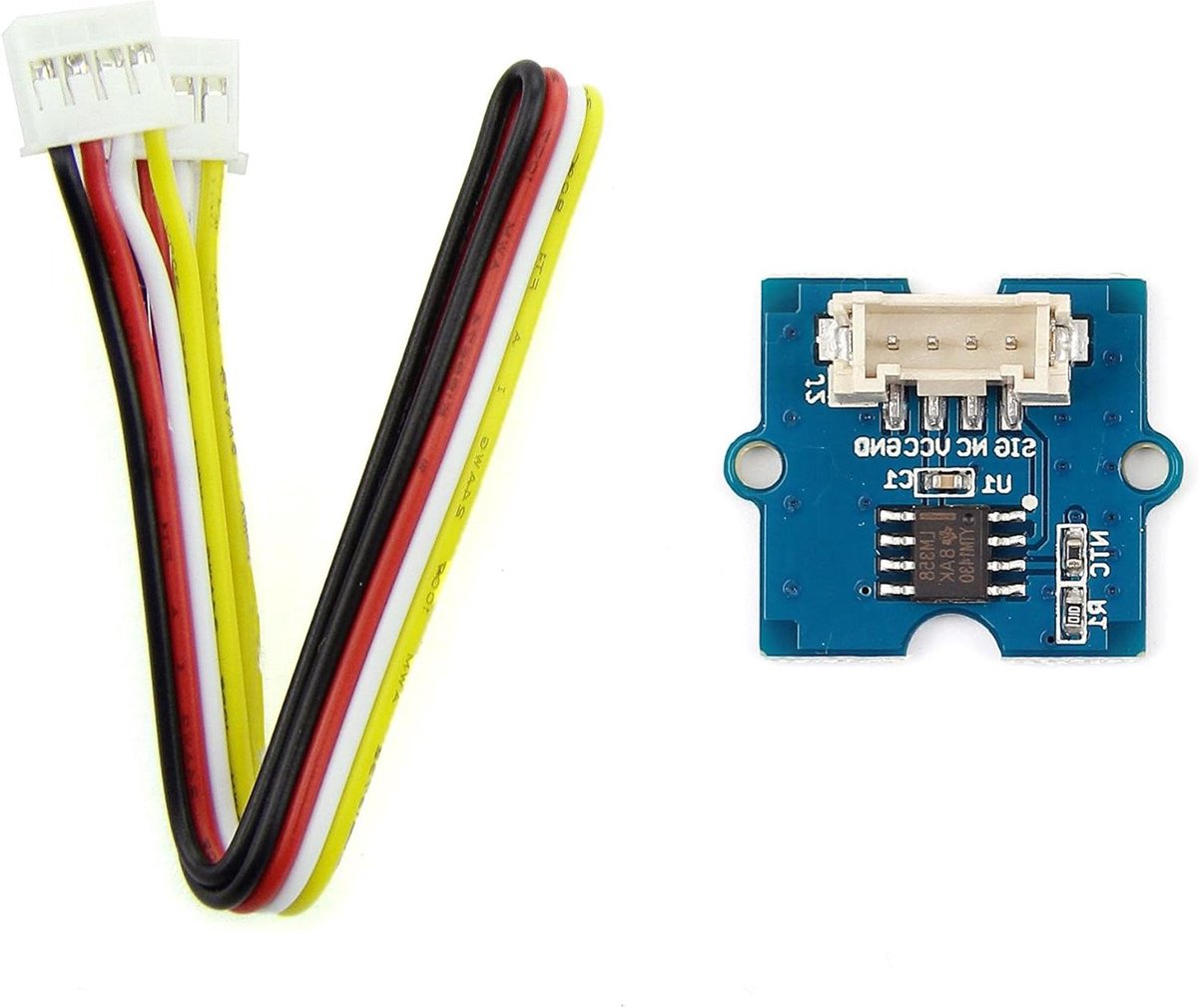 Temperatuursensor - Sensor temperatuur - Omgeving meten - Ingebouwde thermistor - -40 tot 125°C - Zwart