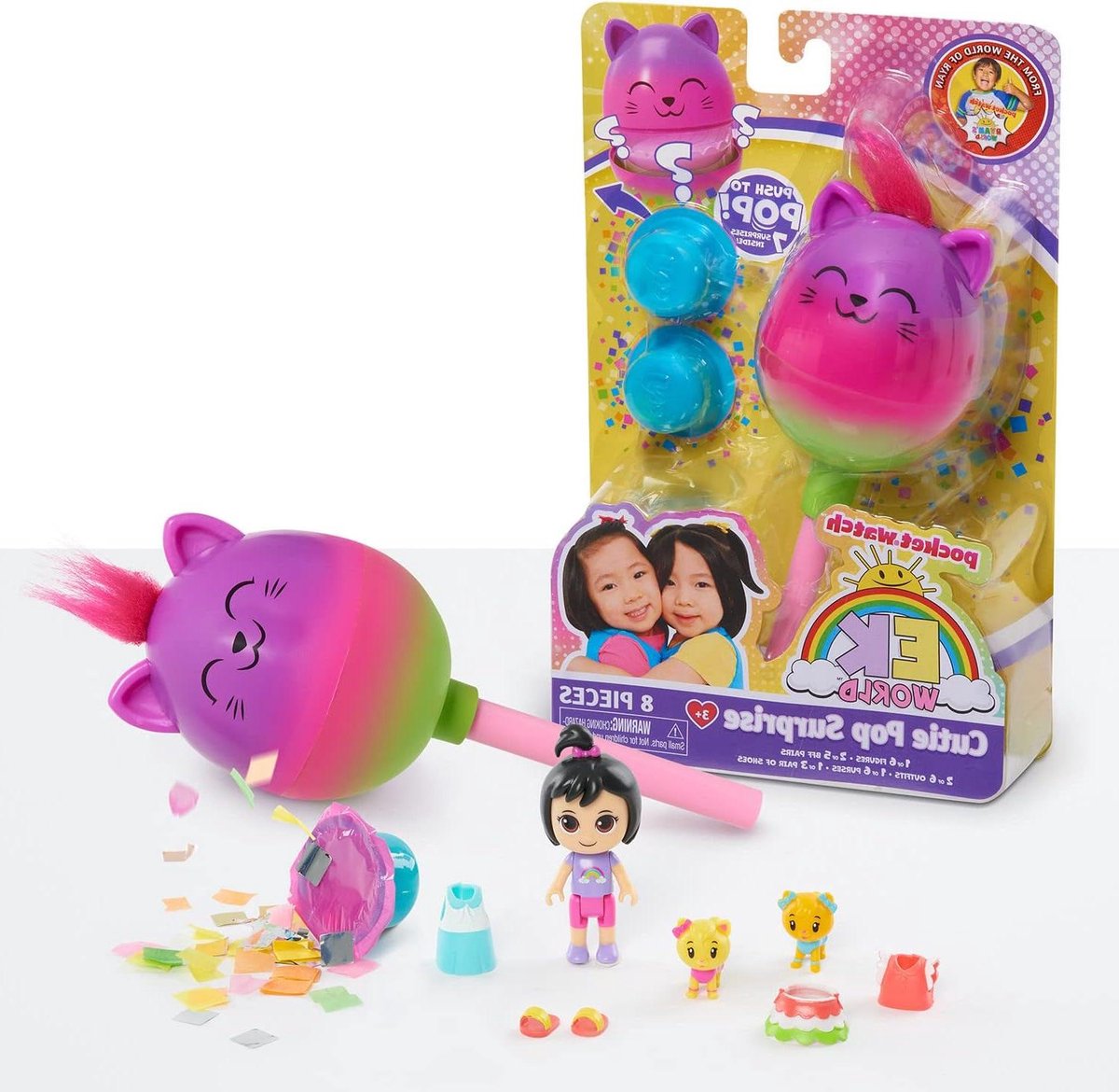 Cutie Pop Surprise - Speelgoed Verrassing - Kinderspeelgoed - 7 Verrassingen - 7.1 cm - Meerkleurig