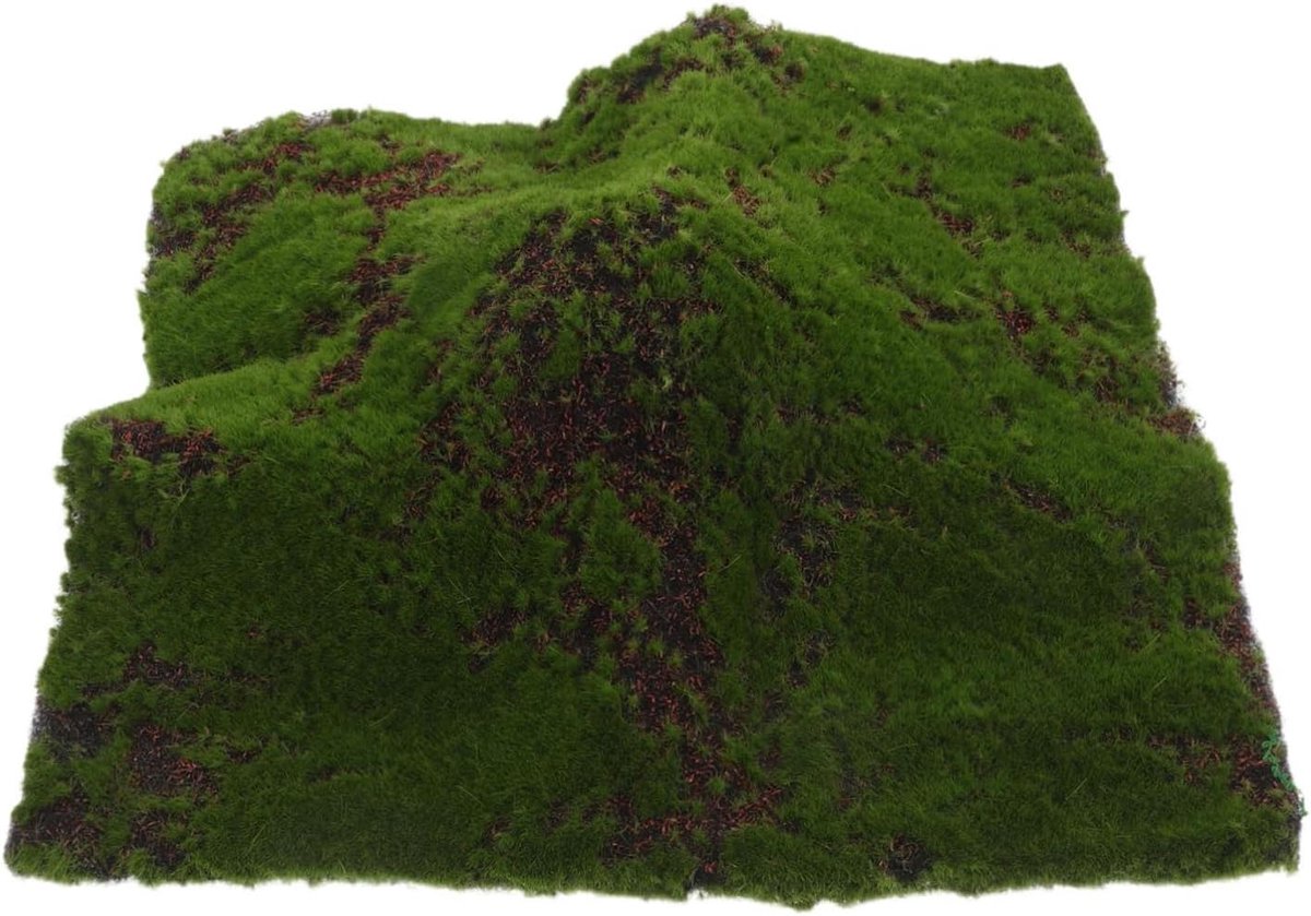 Kunstmos Matje - Nepgras Tapijt - Decoratie Projecten - Natuurgetrouwe Textuur - 30x30x1 cm - Groen