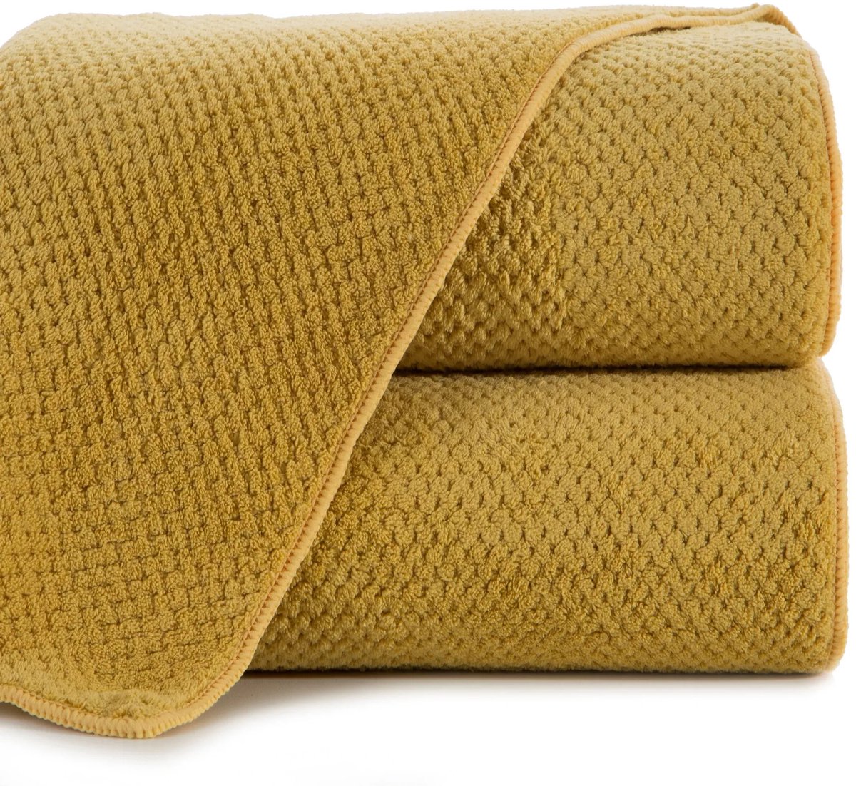 Zoe Sneldrogende Handdoek 50x90 Mosterdgeel 280 g/m2