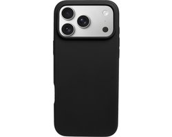 BMAX Siliconen hard case hoesje voor iPhone 17 Pro Max - Hardcover - Apple - Back cover - Backcover - Beschermhoesje - Telefoonhoesje - Hard case - Telefoonbescherming - Zwart