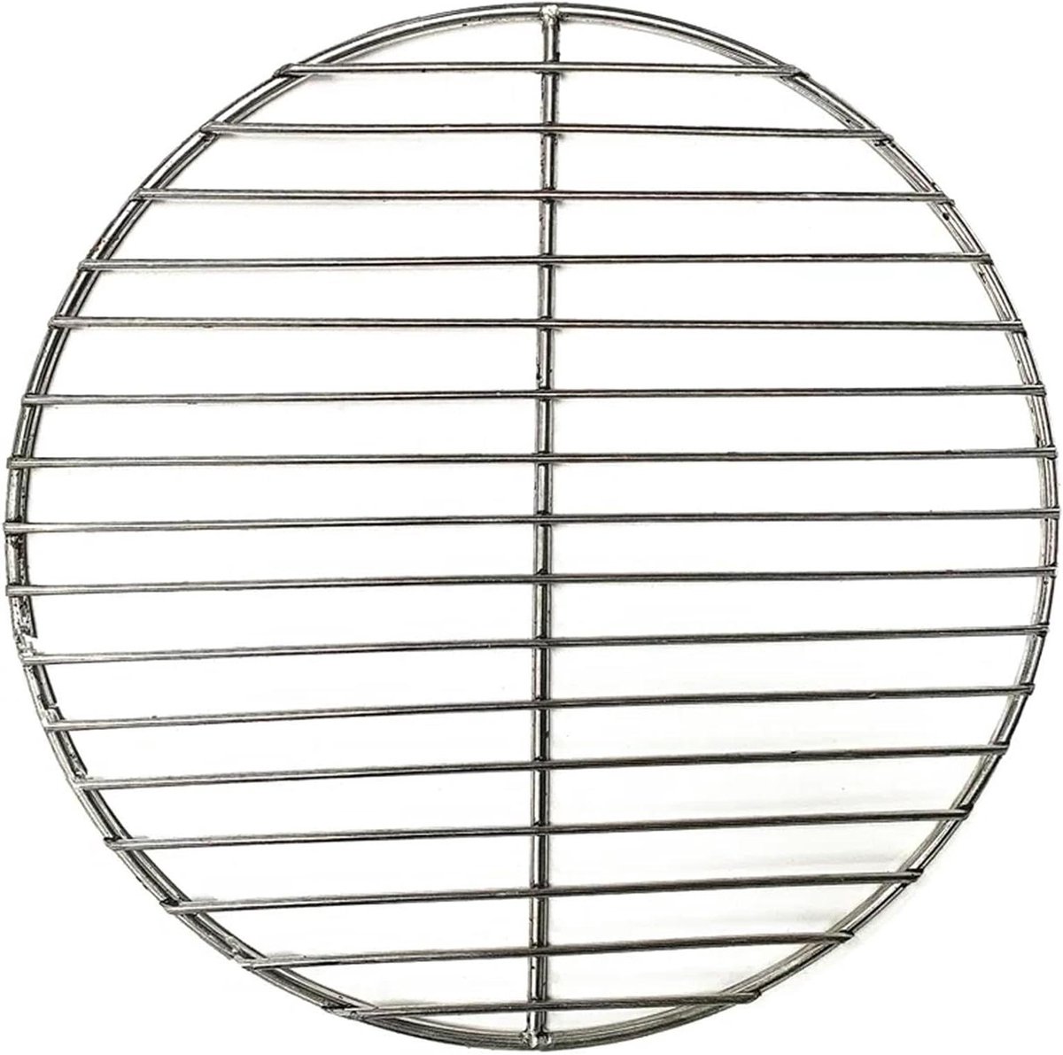 BBQ Grillmat - Rooster Net - Buiten Koken - Non-stick Oppervlak - 33cm Diameter - Zilver