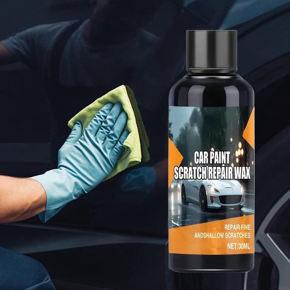 Krassenverwijderaar Auto - Lak Reparatie - Voertuig Herstellen - Universeel Kleurgebruik - 30 ml - Universeel – foto 3