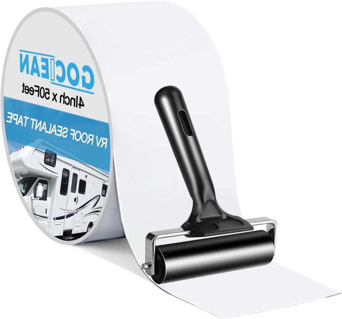 Dak Reparatie Tape - Waterdichte Afdichting - Lekkages Verhelpen - UV- en Weerbestendig - 10.5cm x 50m - Wit