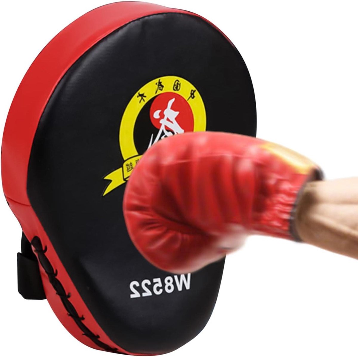 Boks Handschoenen - Vechtsport Pads - Training Ontwikkelen - Meerlagige Bescherming - 25 cm - Rood