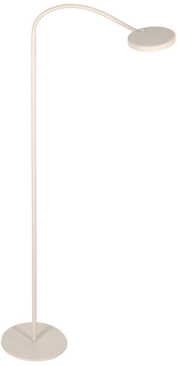 Vloerlamp Platu 3351CR - Dimbaar met instelbare lichtkleur, creme, kunststof/metaal, Mexli