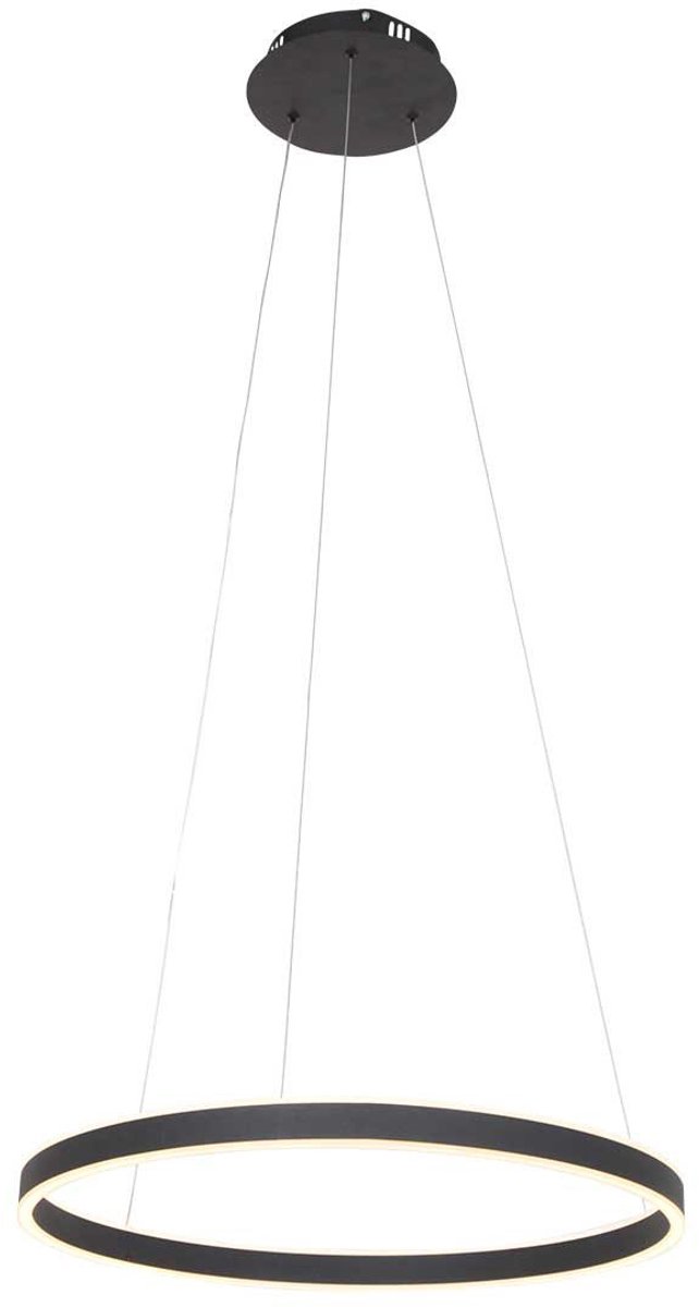 Steinhauer Hanglamp Ringlux Ø 60cm Zwart