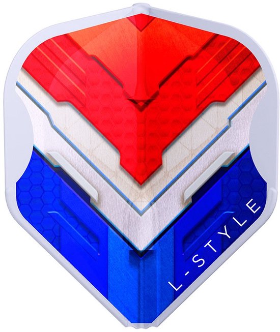 L-Style L1 EZ V-Series Netherlands Clear White - Dart Flights van L-Style — afbeelding 3