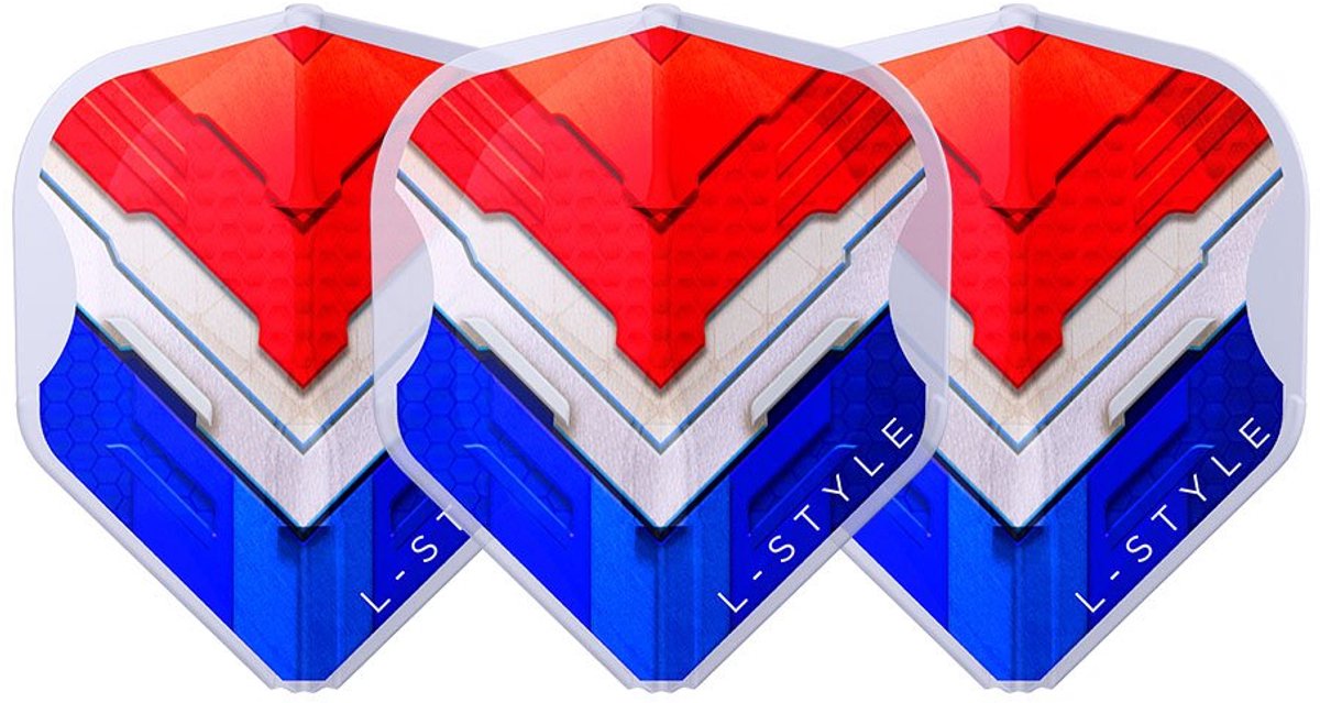 L-Style L1 EZ V-Series Netherlands Clear White - Dart Flights