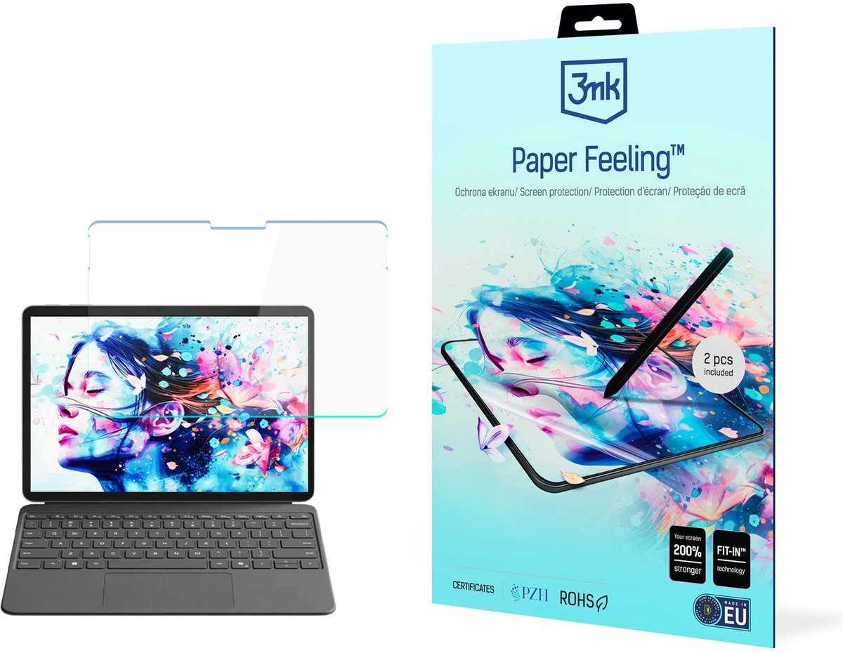 3Mk Paper Feeling Voor Microsoft Surface Pro Copilot+ 12 Inch Schermbescherming