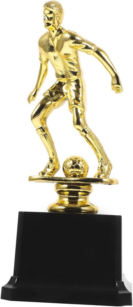 Voetbal Trofee - Plastic Beker - Wedstrijd Prijs - Stijlvol Ontwerp - 7.5 cm Hoogte - Gekleurd
