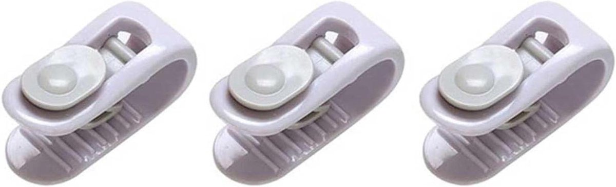 Quilt Houder Clips - Bed Laken Clips - Dekbed Fixeren - Naadloos Ontwerp - 3 Stuks - Paars