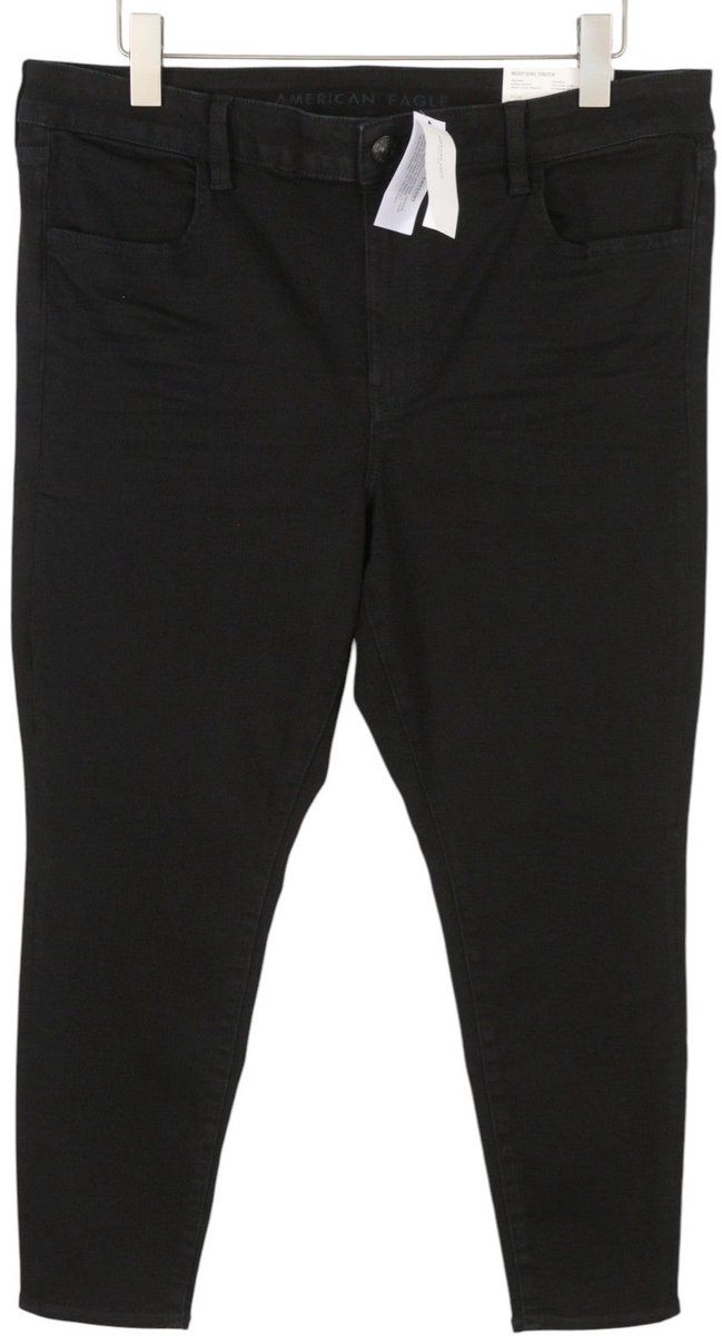 American Eagle Outfitters Jegging Always Black Dames Jeansstretch Denim - 34