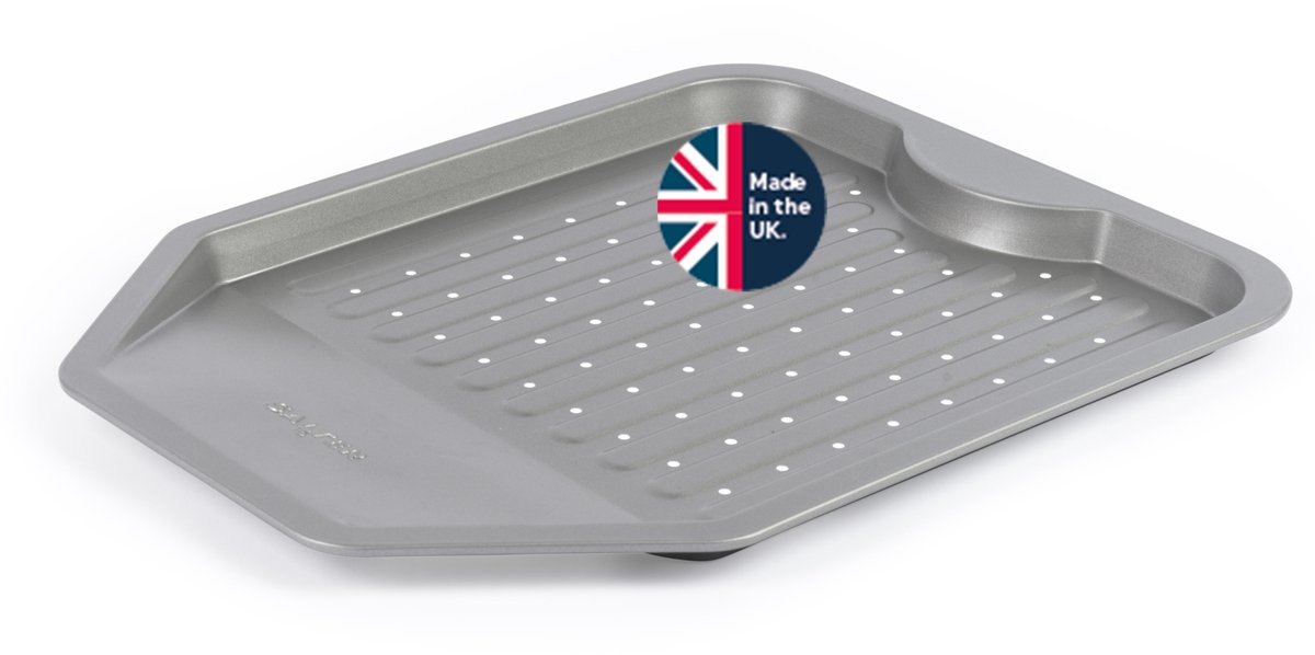 Salter Essentials Chip Tray Antiaanbak, Rechthoekig, Vaatwasserbest.